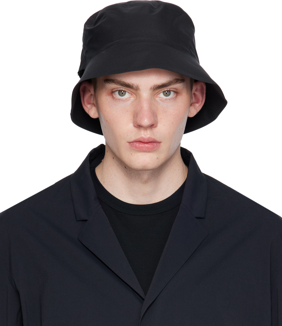 Veilance: Black Waterproof Bucket Hat | SSENSE