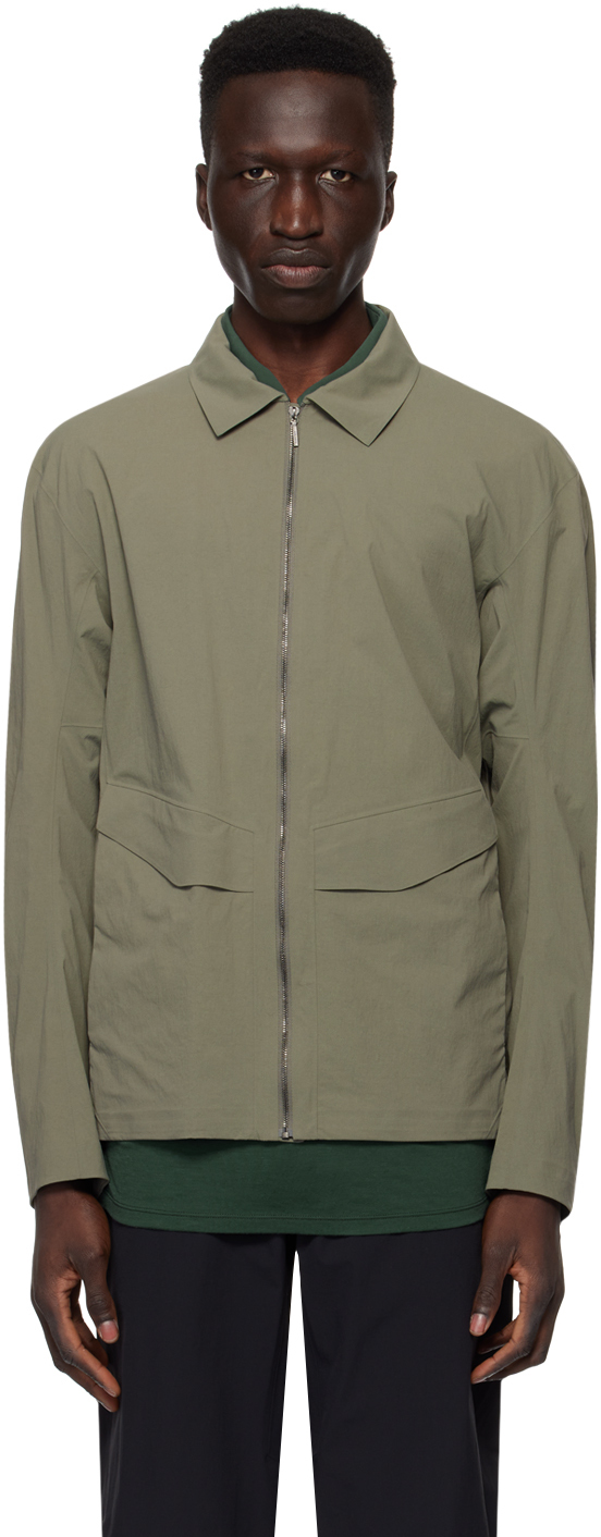 Veilance: Khaki Sphere LT Jacket | SSENSE