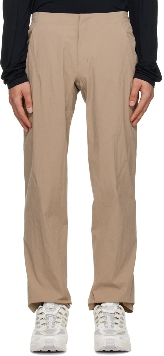 Shop Veilance Brown Spere Lt Trousers In Soil
