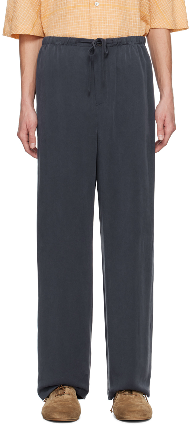 Le17septembre Navy Drawstring Trousers