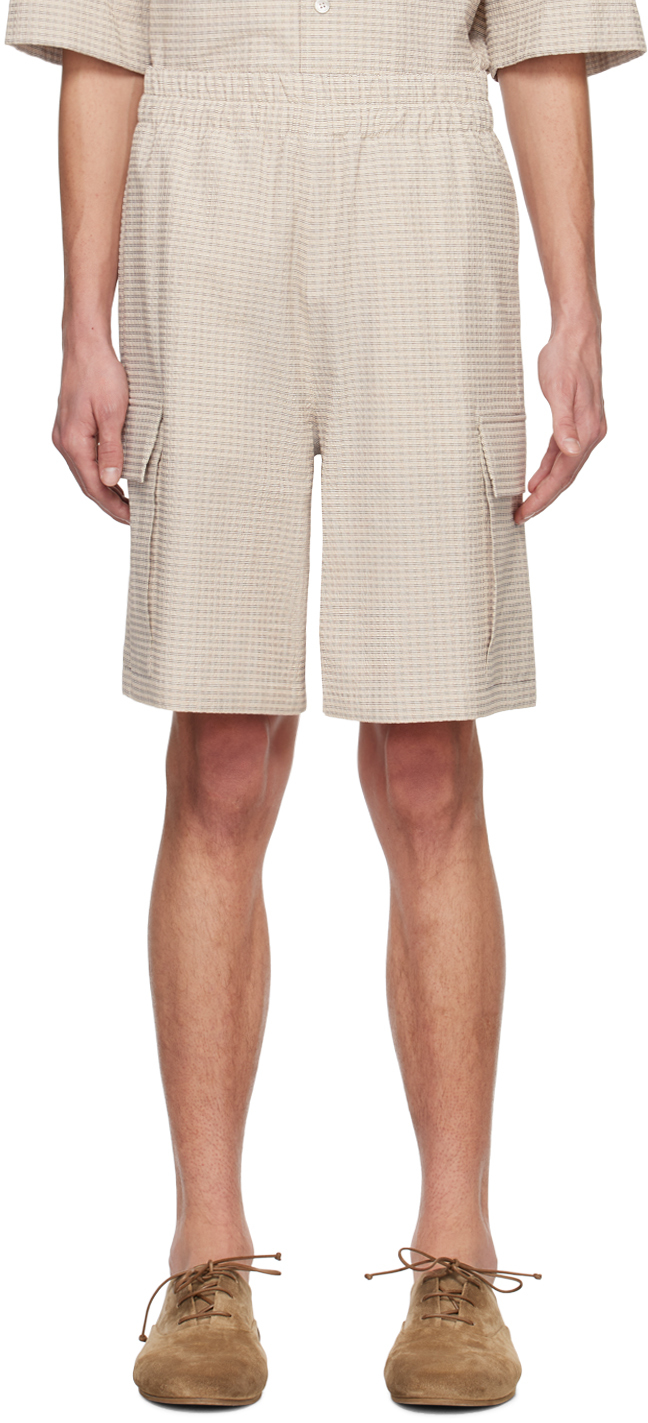 Le17septembre Beige Boxer Shorts In Yellow