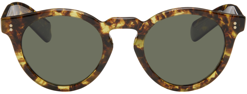 Oliver Peoples Brown Martineaux Sunglasses In Multi