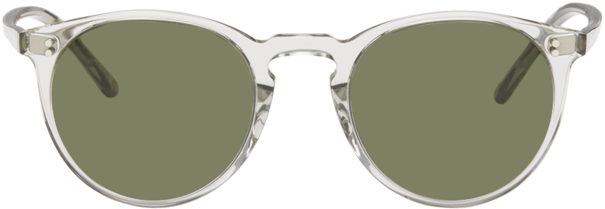 Oliver Peoples Transparent O'malley Sunglasses In White