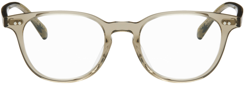 Oliver Peoples Khaki Sadao Glasses In Sencha