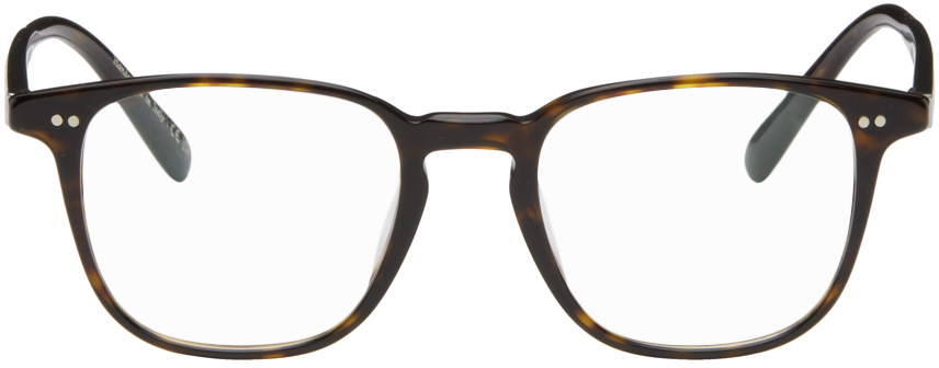 Oliver Peoples Brown Nev Glasses In 362
