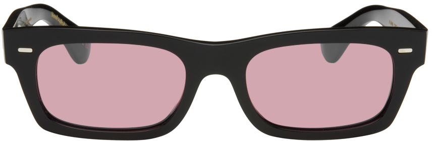 Oliver Peoples: Black Davri Sunglasses | SSENSE Canada