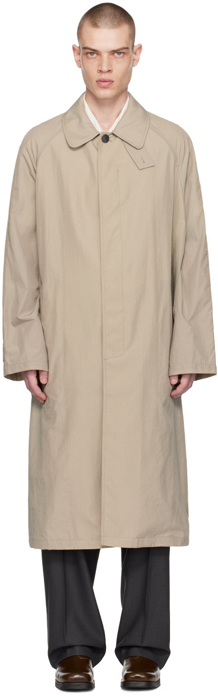 Mfpen Taupe Installation Coat In Recycled Taupe Ripst