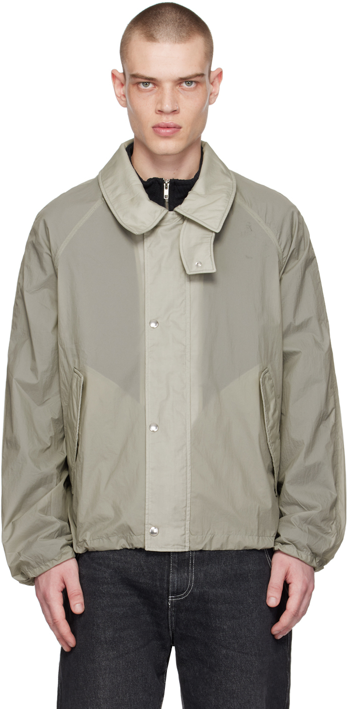 Mfpen Gray Provenance Jacket In Recycled Dry Grey