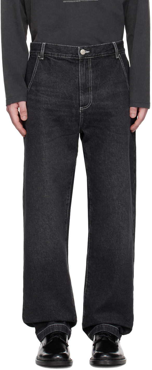 mfpen: Black Regular Jeans | SSENSE