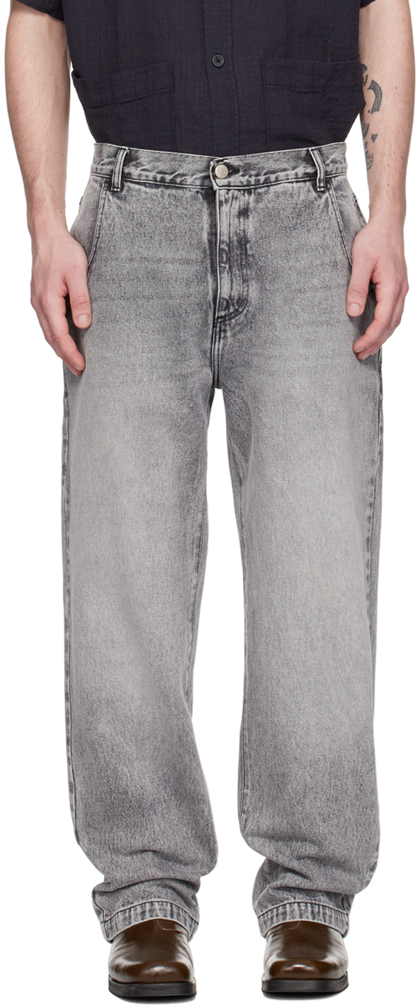 Mfpen Gray Regular Jeans In Washed Grey