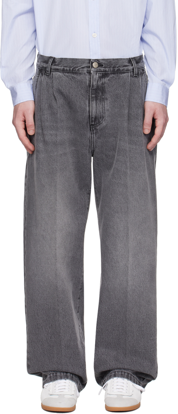 mfpen: Gray Big Jeans | SSENSE