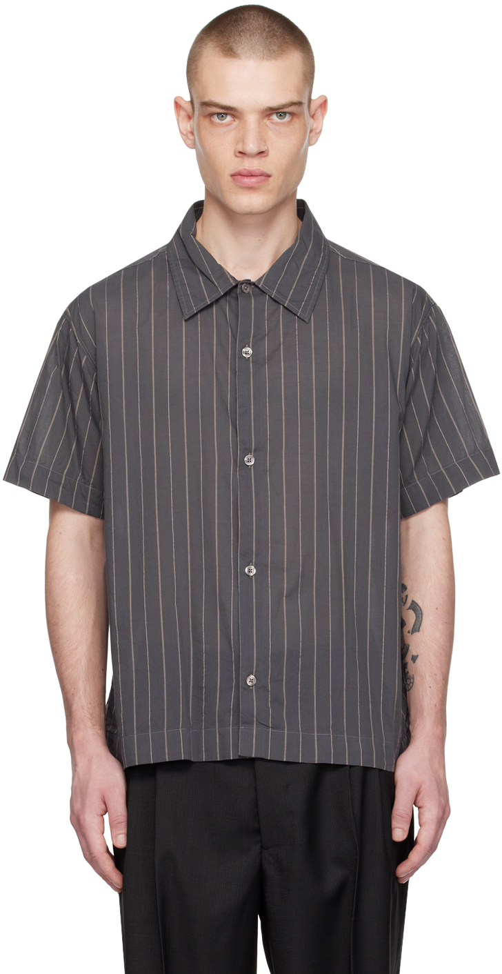 Mfpen Brown Holiday Shirt In Grey