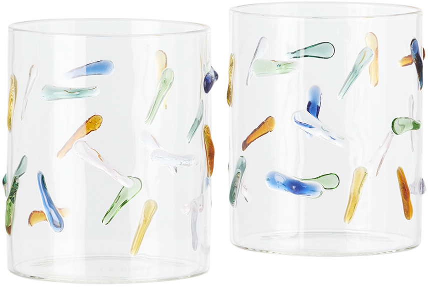 FAZEEK MULTICOLOR LIMITED EDITION CONFETTI GLASSES SET 