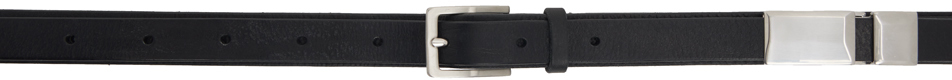 Black Lifansze Edition Double Buckle Studs Belt