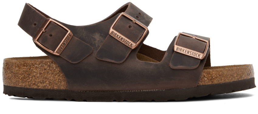 Birkenstock Brown Regular Milano Sandals