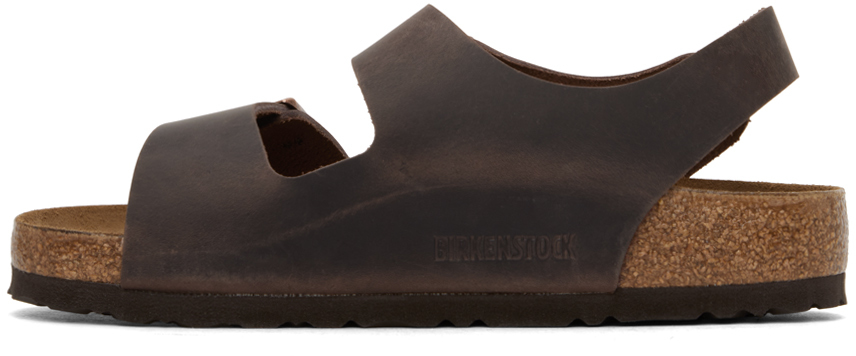 Birkenstock Milano Double-strap Slingback Sandals In Habana