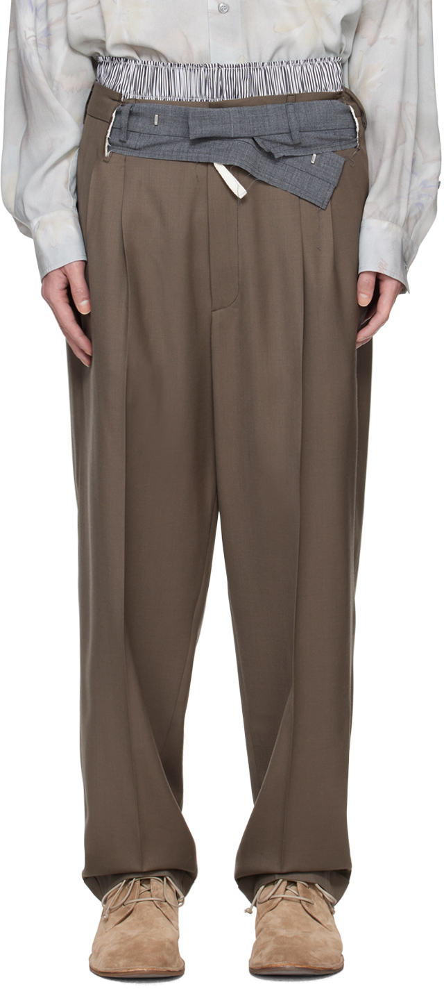 Brown Signature Superpants Trousers