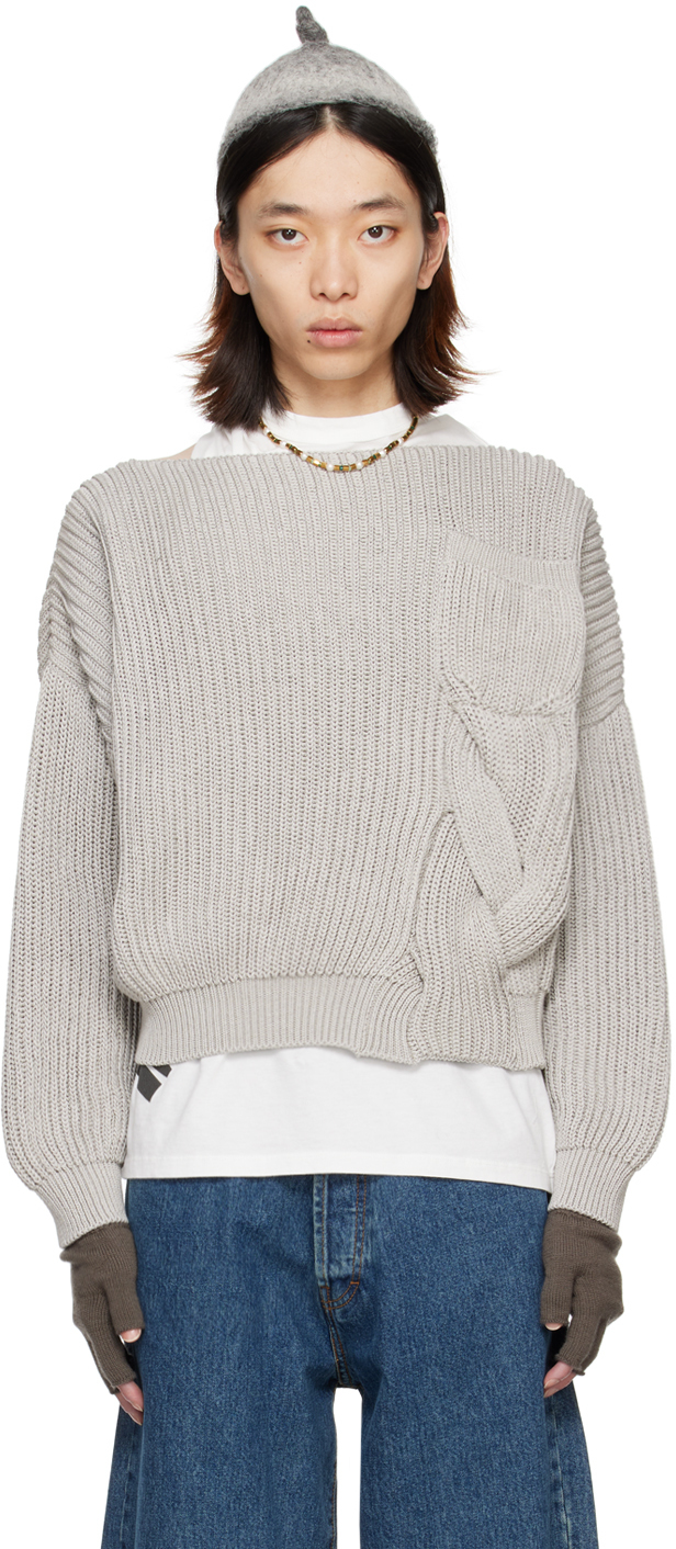 Gray Funghi Sweater
