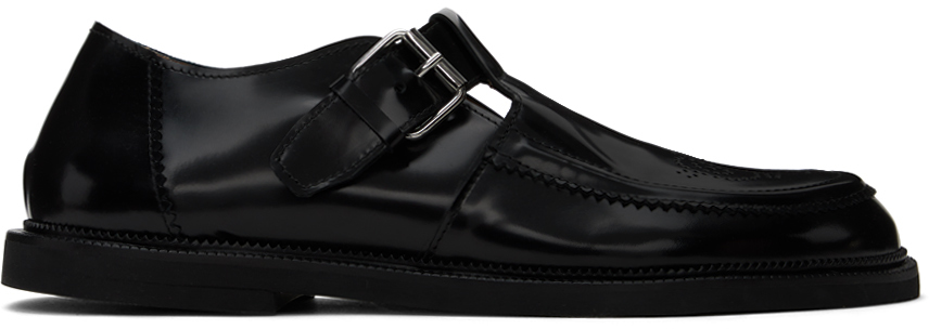 Shop Magliano Black Bimbo Flat Loafers In 69 Black