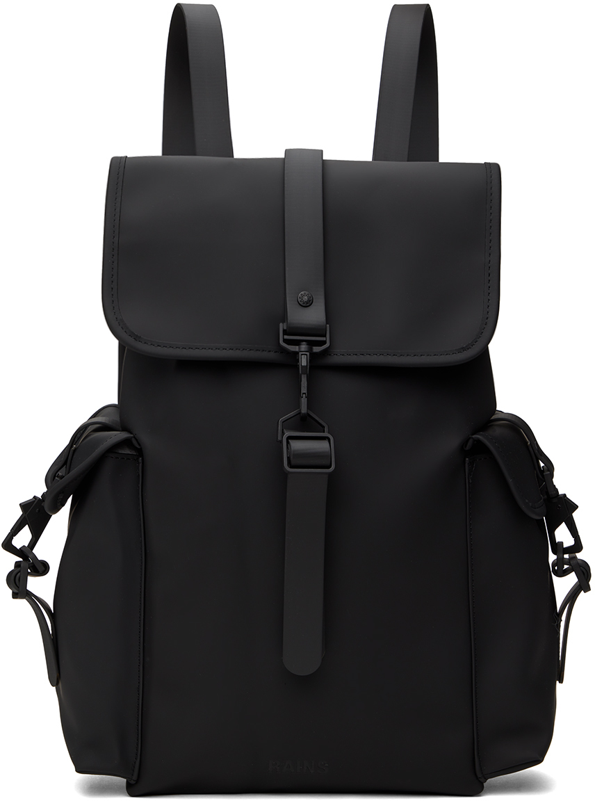 Black Rucksack Cargo Backpack