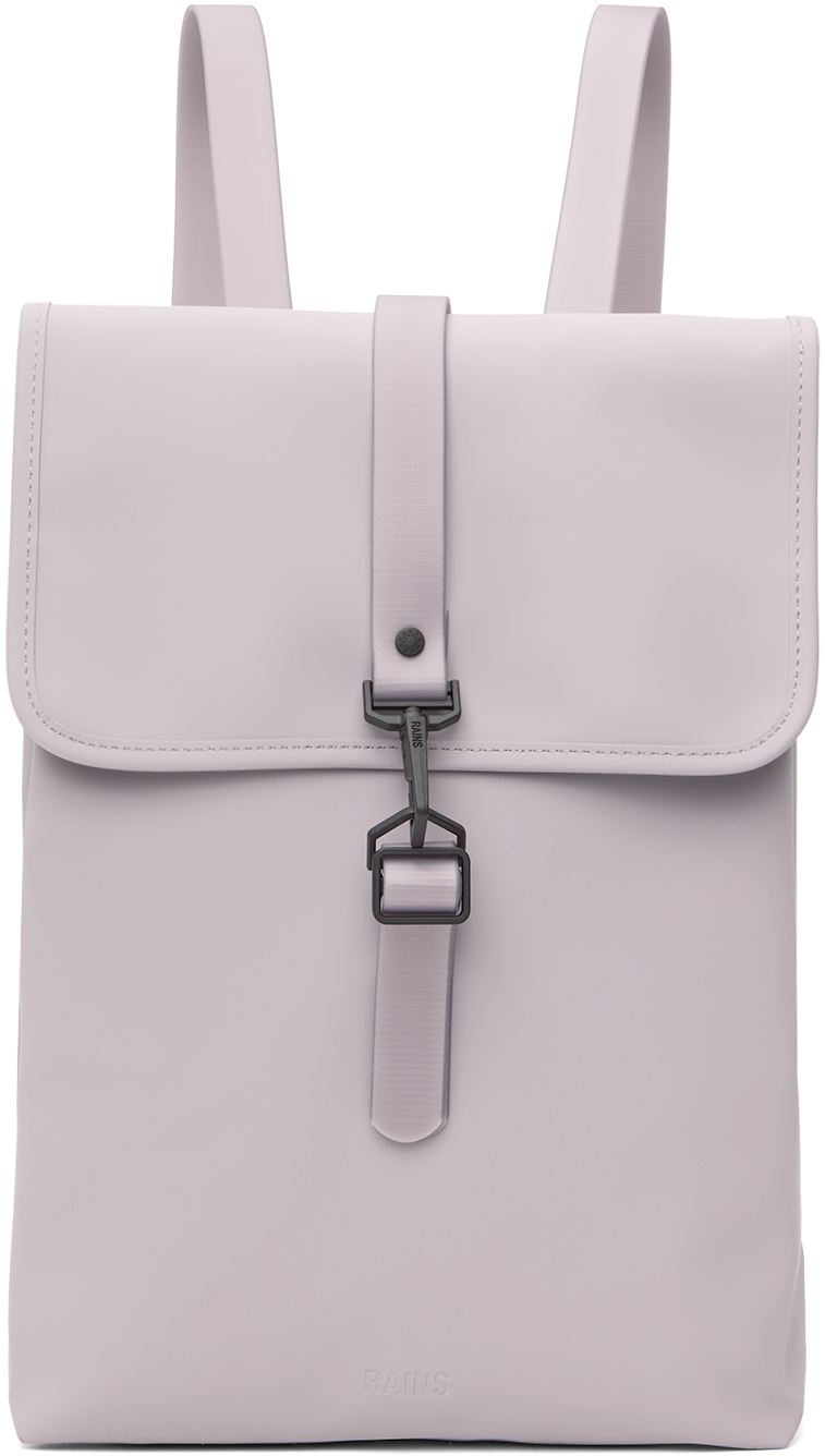 Sac ?� dos mauve RAINS en solde