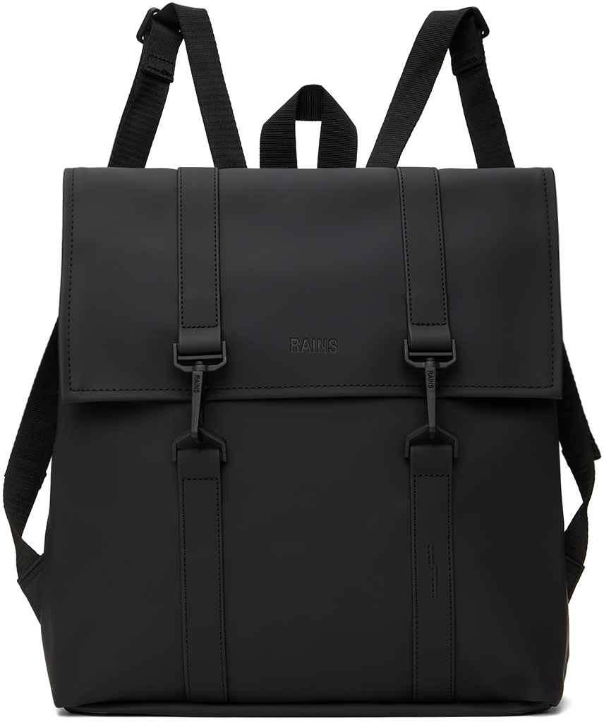 Black MSN Mini Backpack