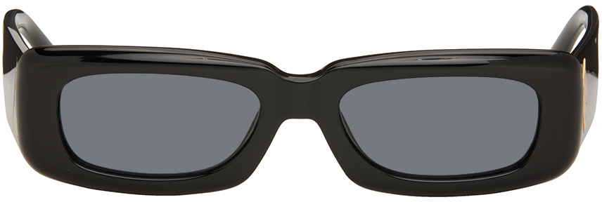 Black Linda Farrow Edition Mini Marfa Sunglasses
