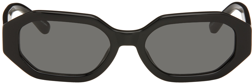 Black Linda Farrow Edition Irene Sunglasses