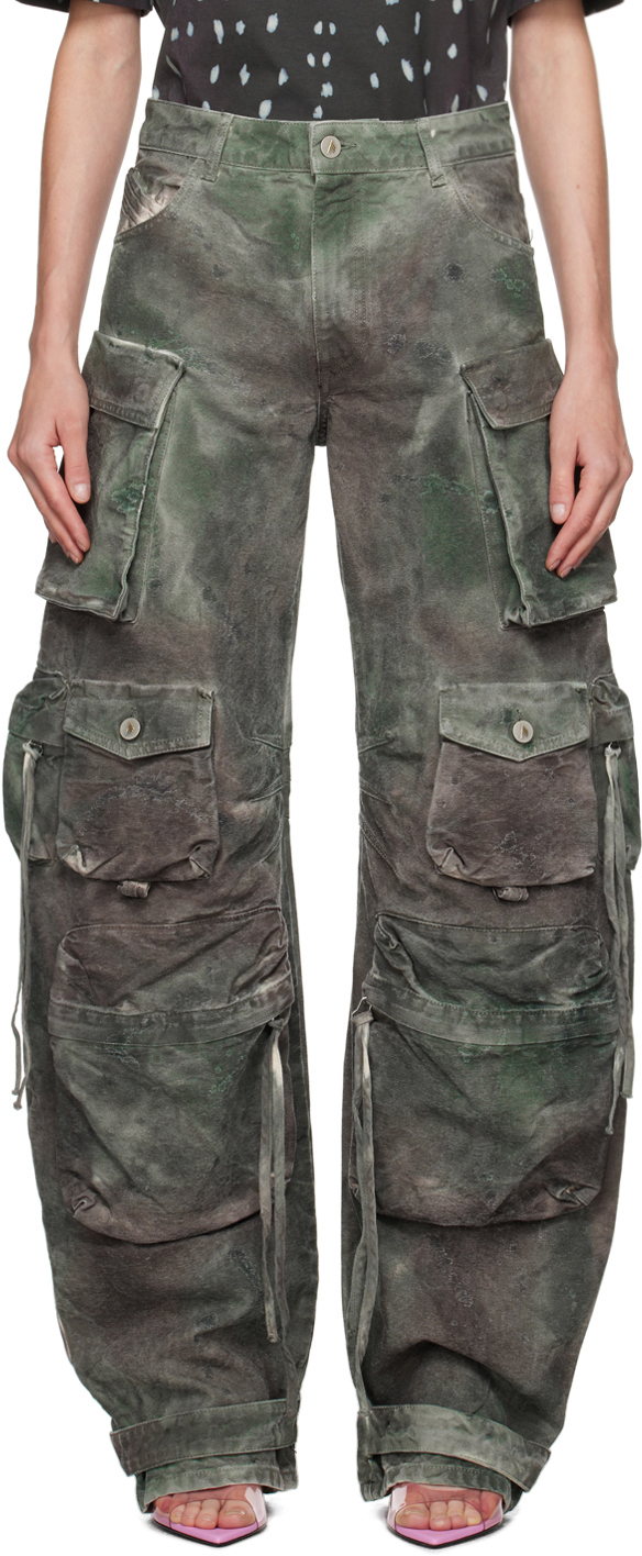 Multicolor Fern Jeans by The Attico on Sale