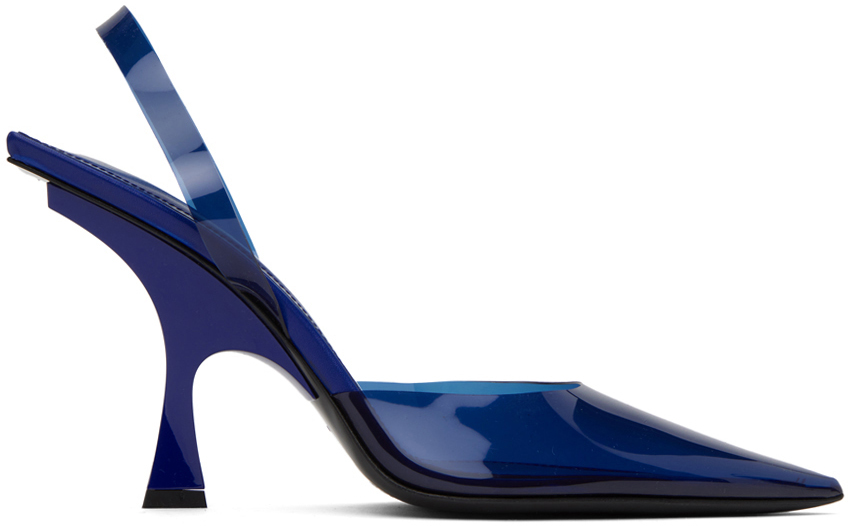 the attico blue heels