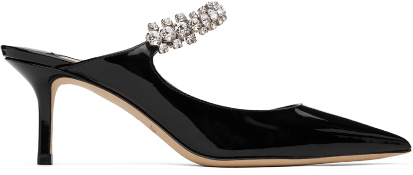 Jimmy Choo: ブラック Bing 65 ミュール | SSENSE 日本