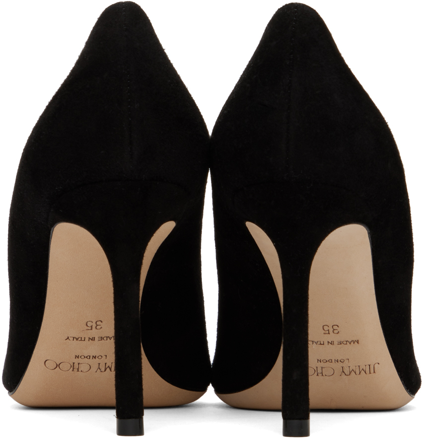 Jimmy Choo Black Romy 85 Heels In Black
