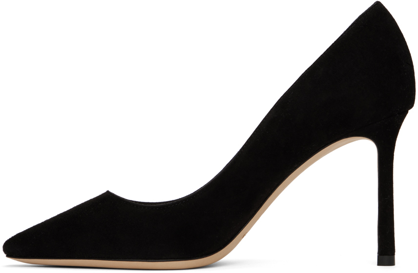 Jimmy Choo Black Romy 85 Heels In Black