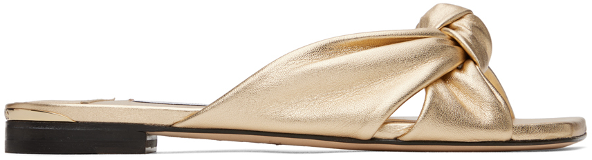 Gold Avenue Flat Sandals
