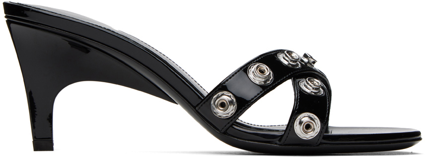 Black Cosmo Heeled Sandals