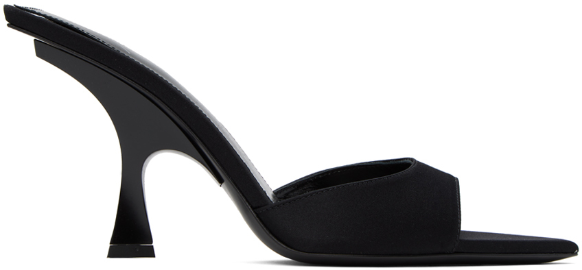 Shop Attico Black Ester Heels In 100 Black