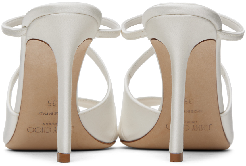 Jimmy Choo Open-toed High-heeled Sandals In Ivory