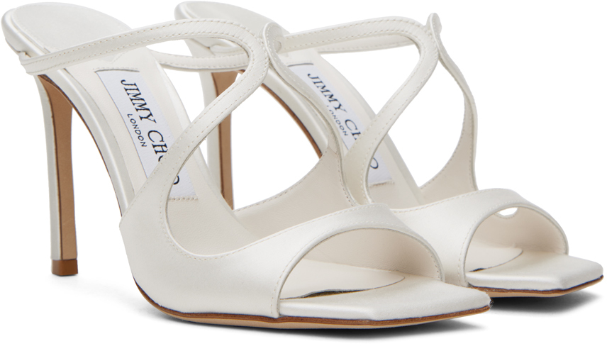 Jimmy Choo Open-toed High-heeled Sandals In Ivory