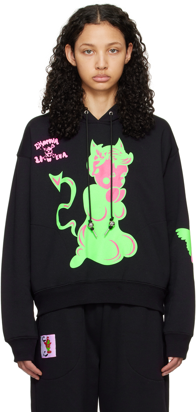 Black Little Devil Hoodie