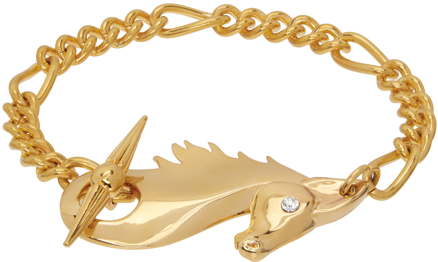 Gold Horse Girl Bracelet
