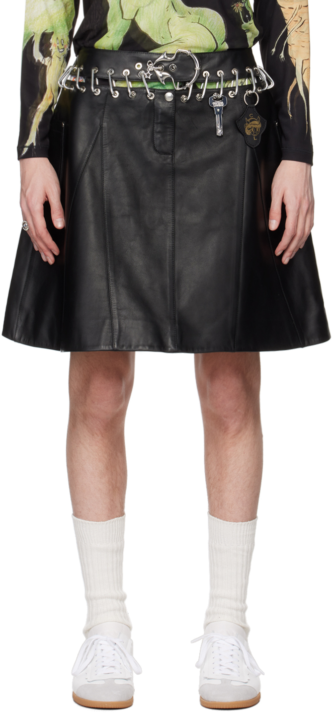 Black Spingo Midi Skirt