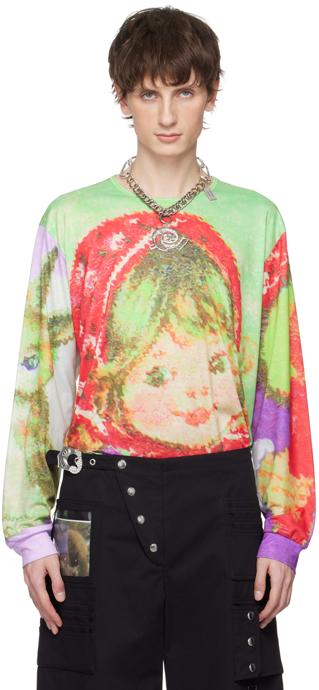 Chopova Lowena Ssense Exclusive Multicolor Bonnet Baby Long Sleeve T-shirt
