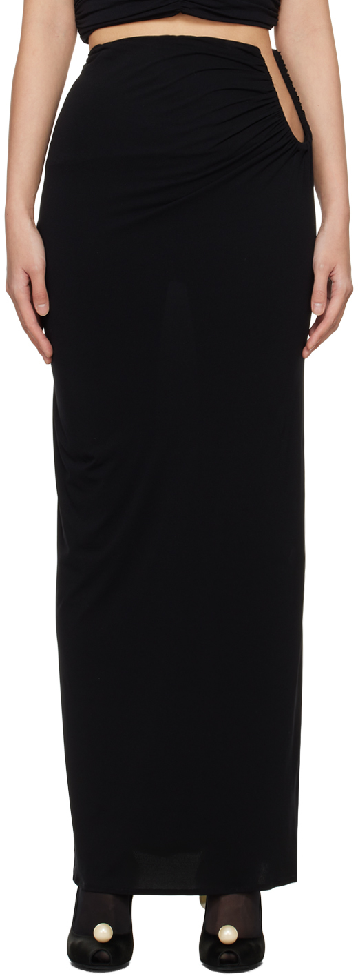 スカート MAGDA BUTRYM Woman Skirt Black 163724 BLACK Leather Skirt | MAGDA BUTRYM | elysewalker