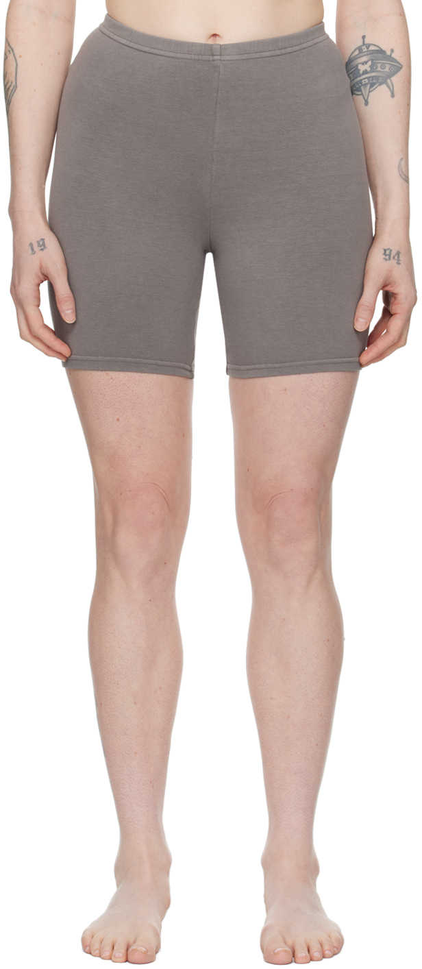 Gray Outdoor Bike Shorts
