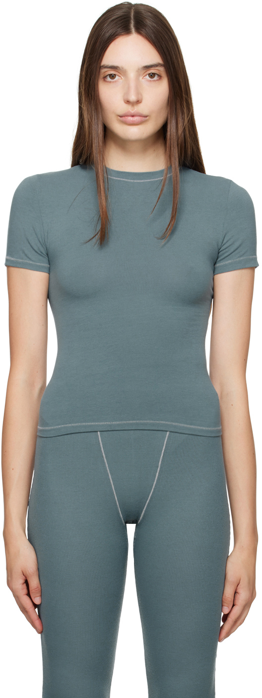skims-t-shirt-bleu-cotton-jersey-ssense-france