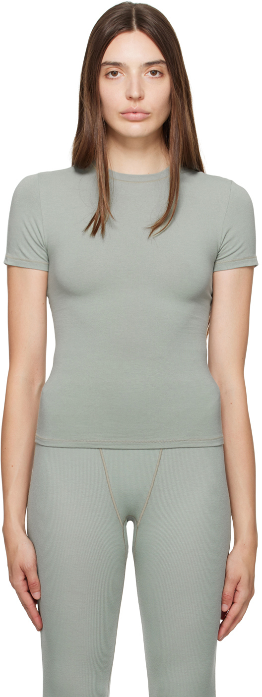 Cotton Rib T Shirt - Neon Green - M is in stock at Skims for $46.00 : r