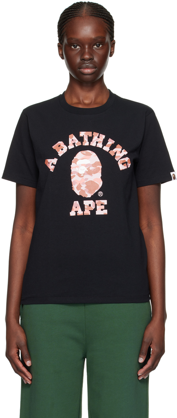 bape 1st camo college tee