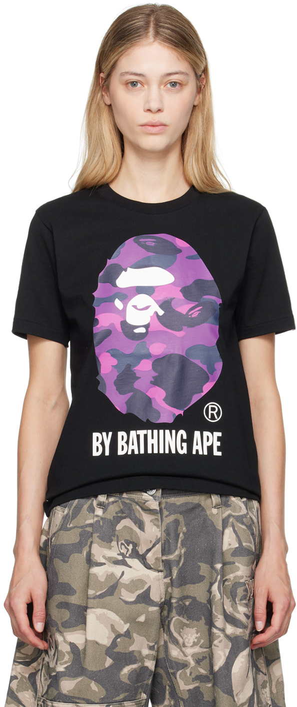 Black Color Camo By Bathing Ape T-Shirt