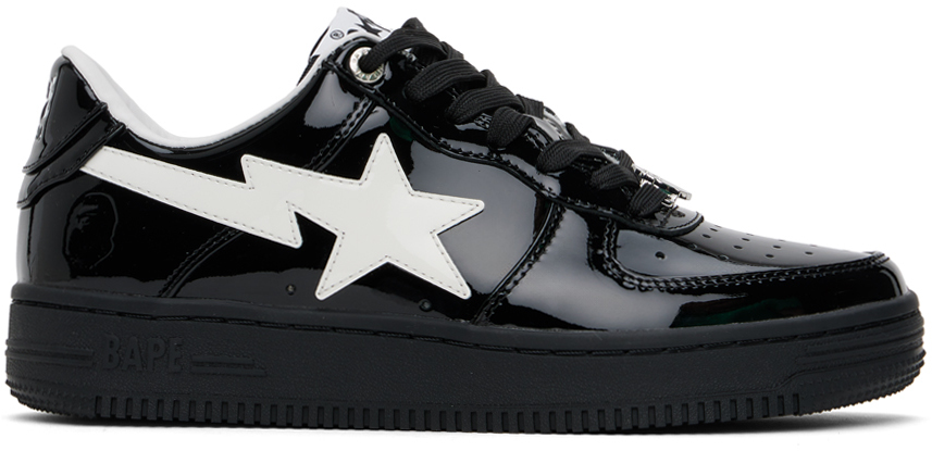 Black Sta #2 Sneakers by BAPE on Sale