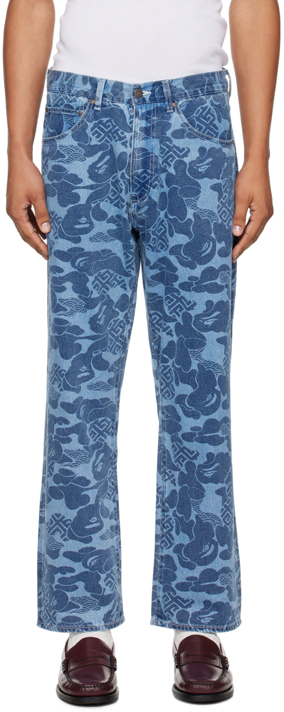 Blue Asia Camo Jeans